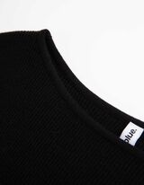 Camicia in maglia - Misto viscosa - nero