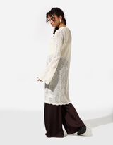 Cardigan - H&auml;kelspitze - Off-White