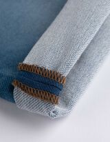 Pantaloncini di jeans - Orlo regolabile - celeste