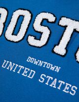 Felpa - Ricami - blu scuro