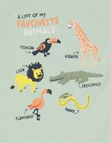 T-shirt - nadruk - jasny zielony