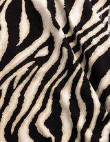 T-Shirt - Florales Muster - beige