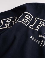 Sweatshirt - R&uuml;ckenprint - dunkelblau