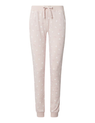 Damen Sweatpants mit Allover-Print 