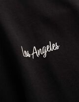 T-Shirt - Loose Fit - Schwarz