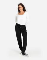 Majica dugih rukava - LENZING™ ECOVERO™ - bela