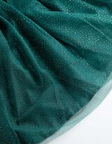 Haljina - Somot - tamno-zelena