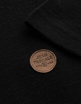 Tričko - Gomb&iacute;kov&aacute; li&scaron;ta - cierna