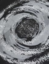 Tricou - Imprimeu sclipici - Negru