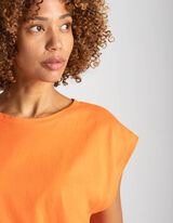 Shirt - Ronde hals - oranje