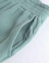 Bő nadr&aacute;g - Muszlin - s&ouml;t&eacute;tz&ouml;ld