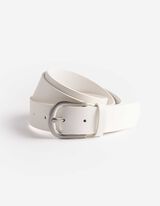 Ceinture - Similicuir - blanc