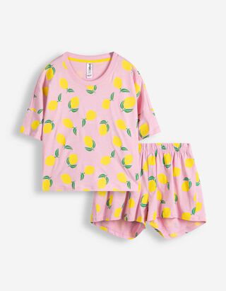 Pigiama completo (maglia + shorts) - Motivo allover - lill