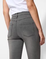 Jeans hlače - Kroj Skinny Fit - siva