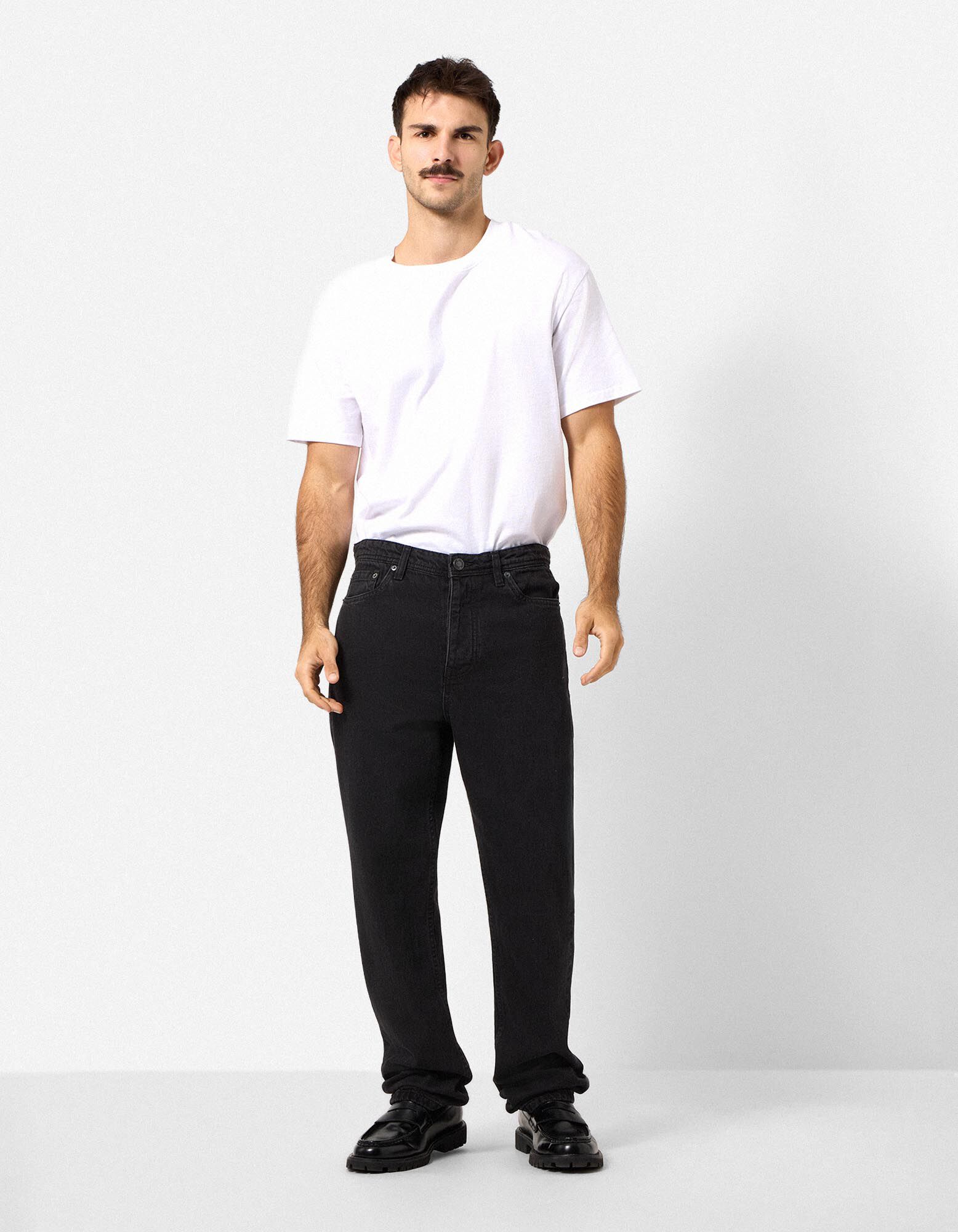 Jean - Coupe Relaxed Fit - Gris