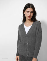 Vesta - Našiveni džepovi - siva