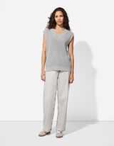 Strickpullover - Oversized Fit - grau