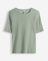 Tričko - Žebrov&aacute; struktura - tyrkysova