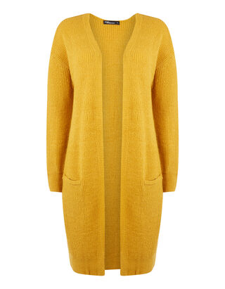 Damen Longcardigan mit offnener Vorderseite 