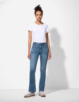 Farmernadrág - Enyhén bővülő fazon - kék