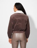 Jacke - Cord - braun