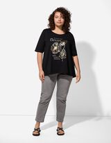 Majica kratkih rukava - Print - crno