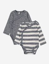 Body manica lunga - Confezione da 2 pezzi - blu scuro