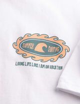 T-Shirt - R&uuml;ckenprint - wei&szlig;