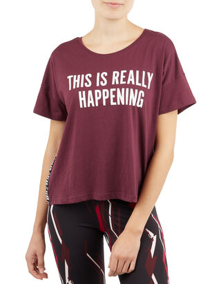 Damen Shirt mit Message-Print