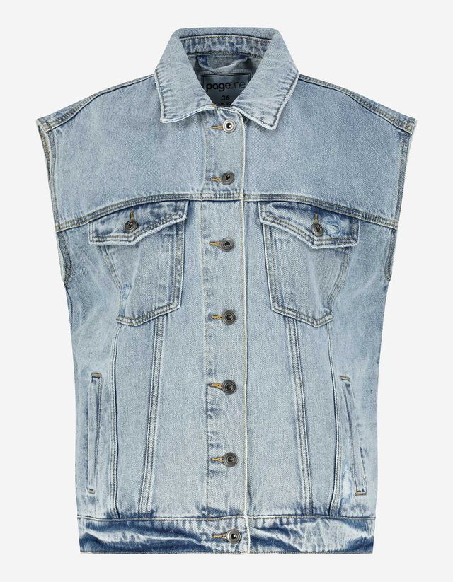 Damen Jeansjacke - Oversized Fit   