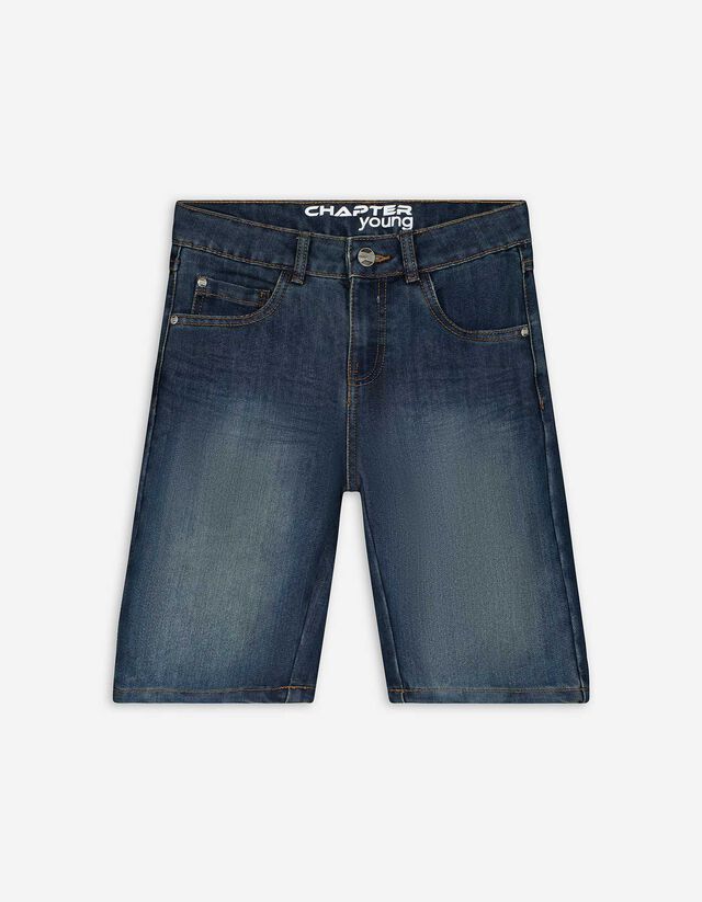 Jeansshorts - dark blue denim - dunkelblau