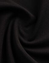 Strickkleid - Kurze &Auml;rmel - schwarz