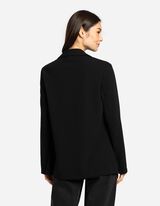 Marynarka - dżersej - czarny