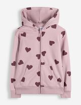 Sweatjacke - Oversized Fit - Rosa