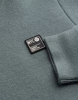 Pullover - Labelpatch - Gr&uuml;n