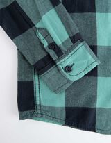 Overhemd - Borstzak - turkoois