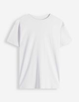 Tričko - Nadměrn&yacute; střih Oversized Fit - b&iacute;l&aacute;