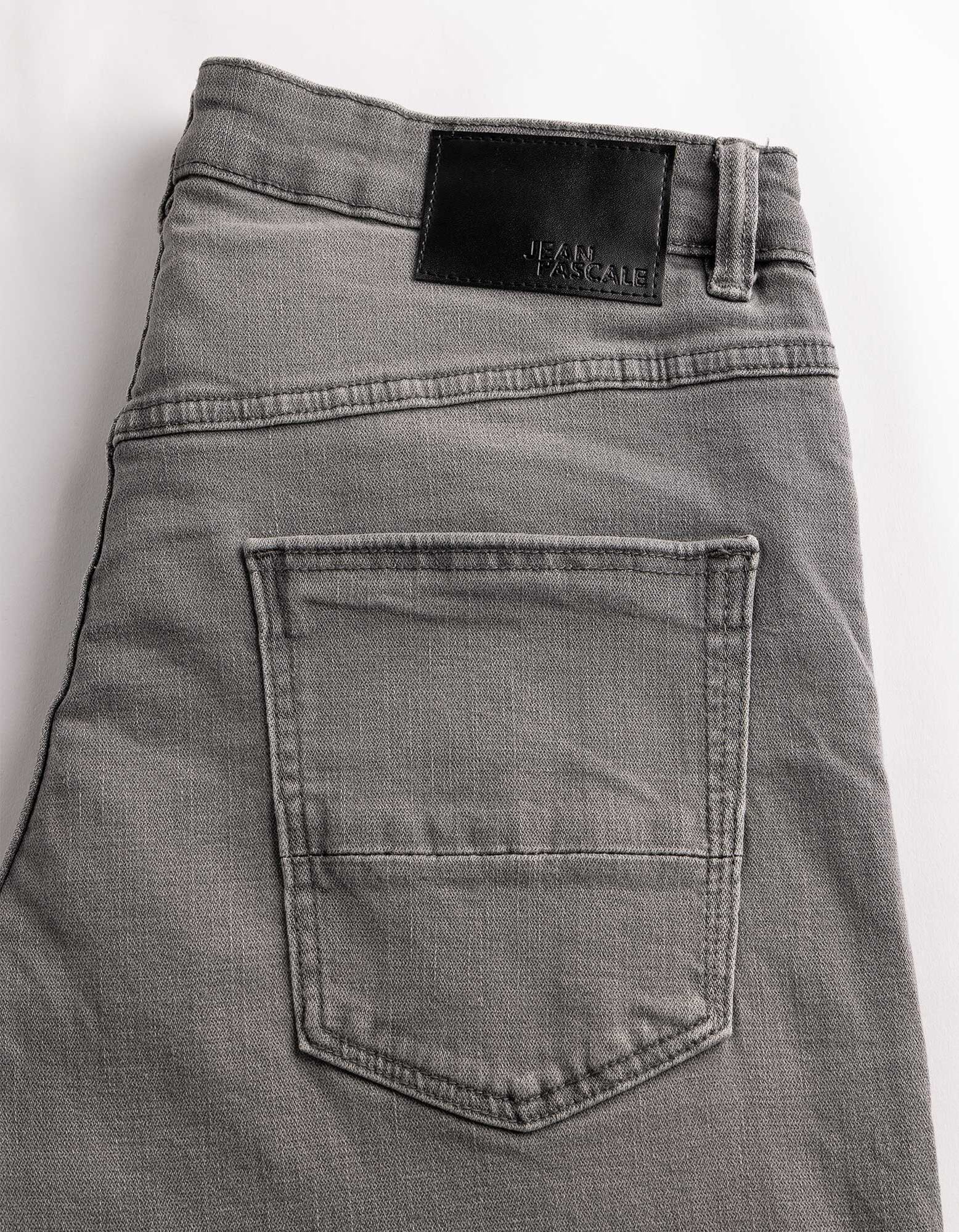Jeans - Tapered Fit - Grau