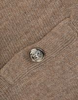 Vest - Knoopsluiting - lichtbruin