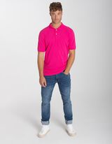 Polo - Chiusura tramite bottone - rosa fucsia