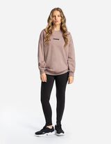 Trikotažinis megztinis - Atgalinis atspaudas - smelio spalvos