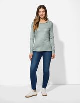 Longsleeve - Sierknopen - lichtgroen