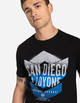 Majica kratkih rukava - Print - crno