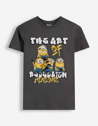 T-Shirt - Minions - Dunkelgrau