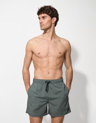 Badehose - einfarbig - dunkelgr&uuml;n