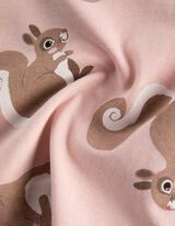 Majica dugih rukava - &Scaron;areni print - roze