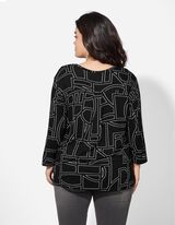 Shirt - Viscose - zwart