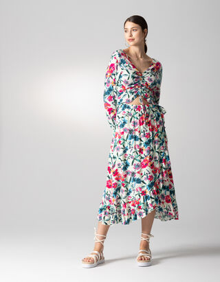 Jupe portefeuille - Viscose - Vert clair