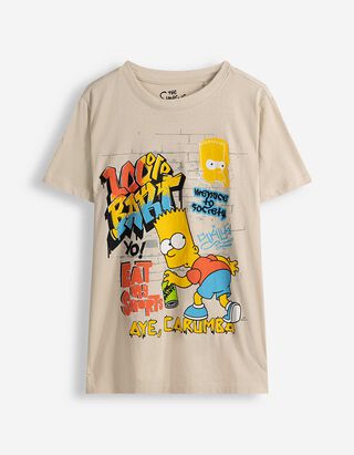 T-Shirt - The Simpsons - hellgrau