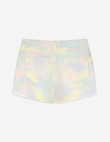 Kratke traperice - Podesiv struk - svijetlo zuta